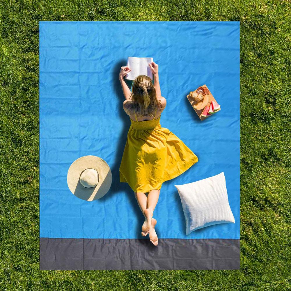 Army green outdoor picnic mat for Voltrek camping and picnic collection
