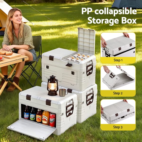 Gardeon 40L Foldable Outdoor Storage Box