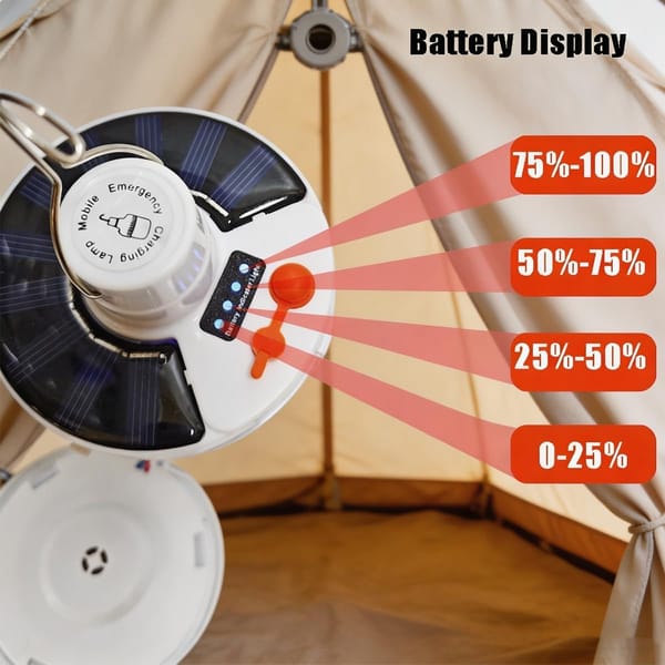 Solar-Assist Camping Bulb Light product image 5