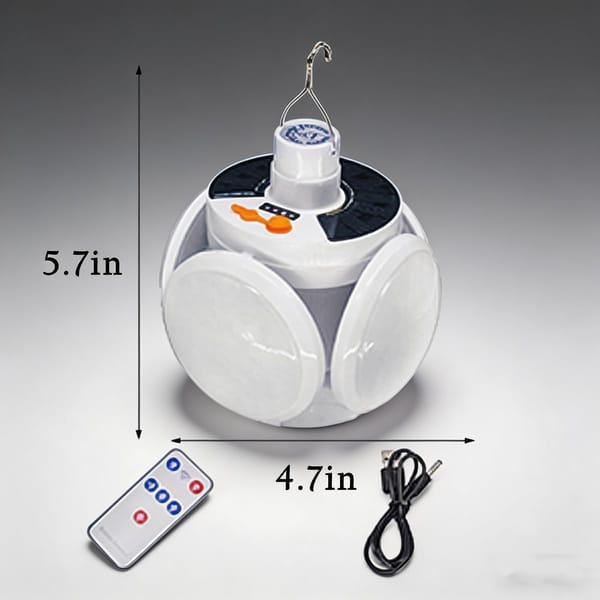 Solar-Assist Camping Bulb Light product image 7