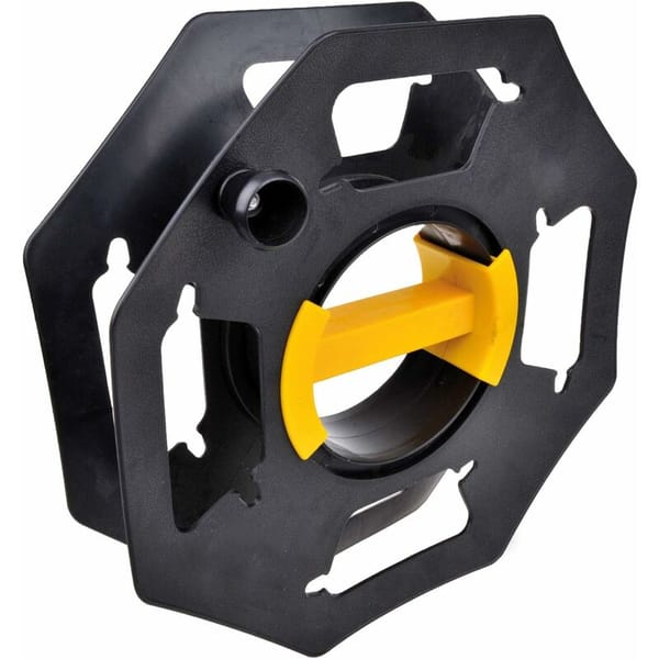 Manual empty caravan cable reel