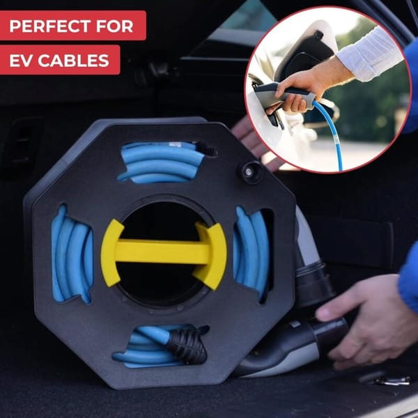 Cable reel storage accessory