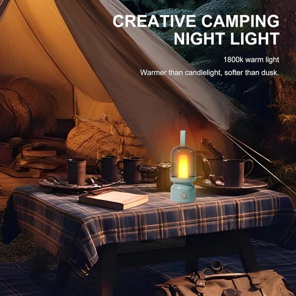 Compact LED tent lantern