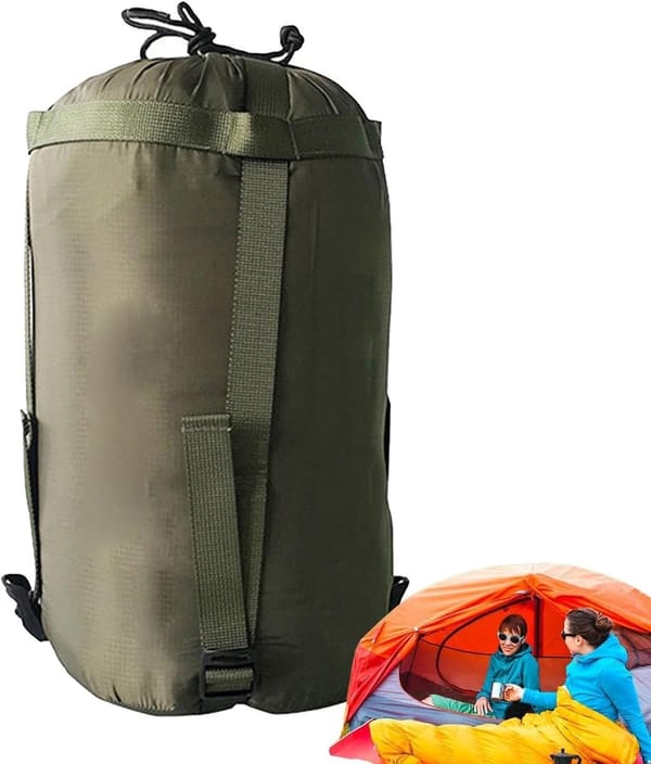 Green Camping Compression Storage Bag