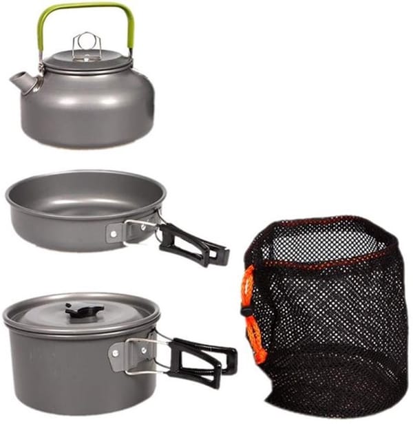 3-piece camping cookware set