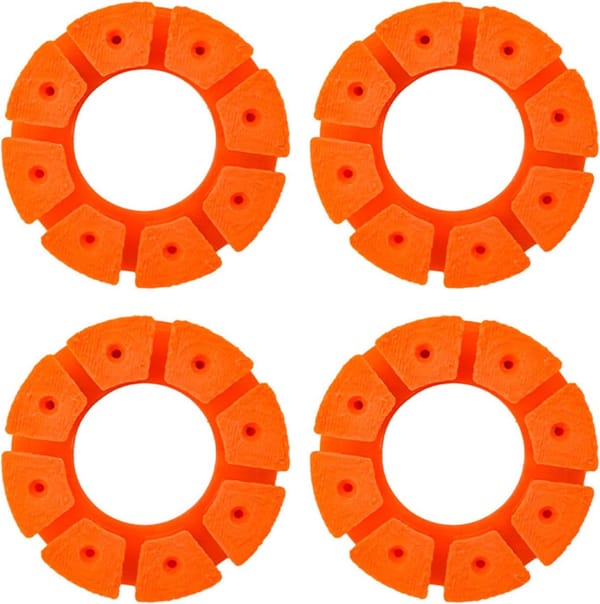 Travel cable holder set orange