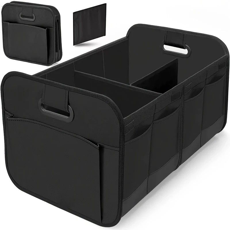 Foldable Black Car Trunk Organiser
