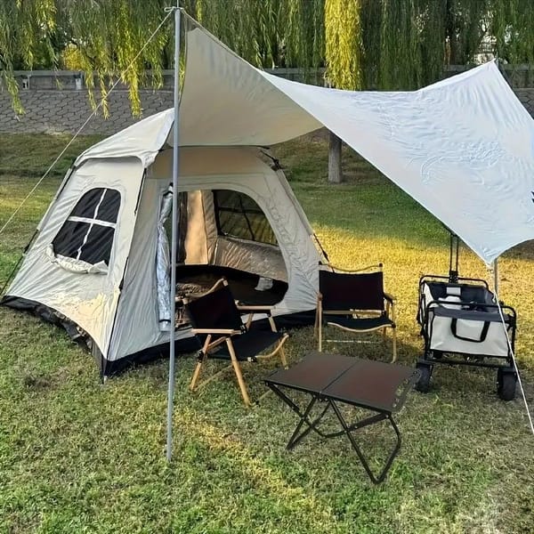 Black Portable Folding Camping Table