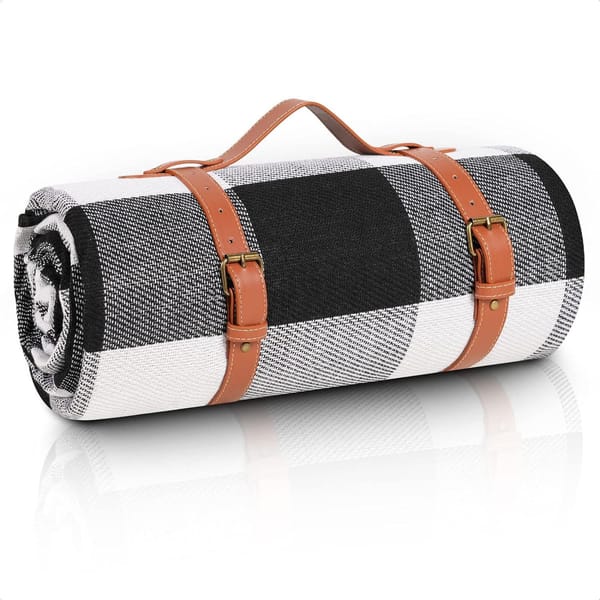 Black Outdoor Picnic Mat Ground Sheet