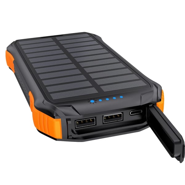 CHOETECH 10000mAh Solar Power Bank product view