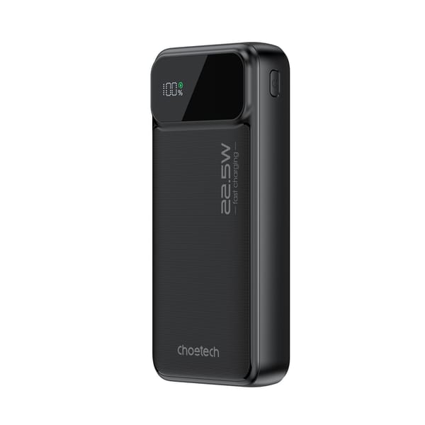 CHOETECH 20000mAh USB-C power bank front view