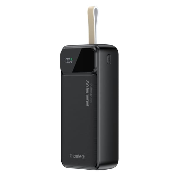 CHOETECH 30000mAh USB-C Power Bank front view
