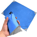 Blue Grey Foldable Picnic Mat
