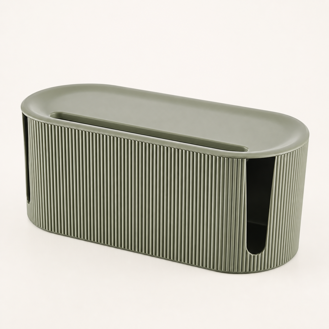 Cable storage box for camp and desk setups