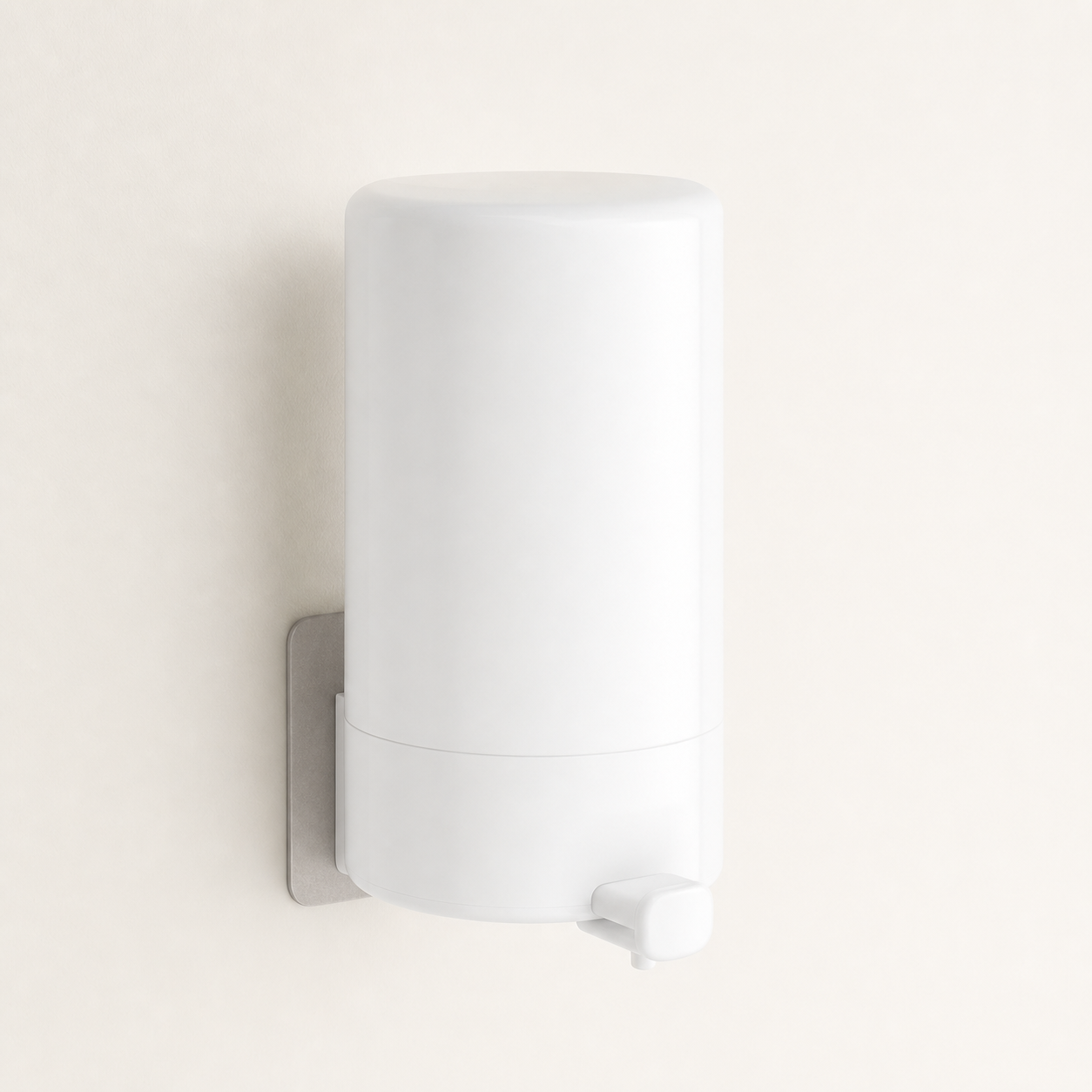 Compact white soap dispenser box