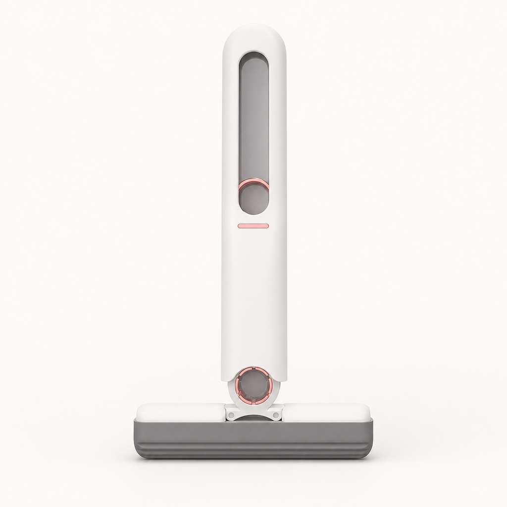 Compact vehicle and camp cleanup mop