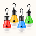 Four pack adjustable LED camping lamps