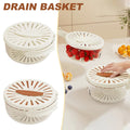 Foldable Camp Kitchen Drain Basket - White