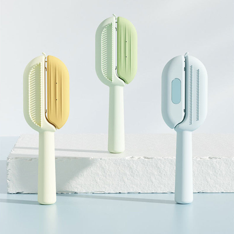 Pet Travel Grooming Comb - Green