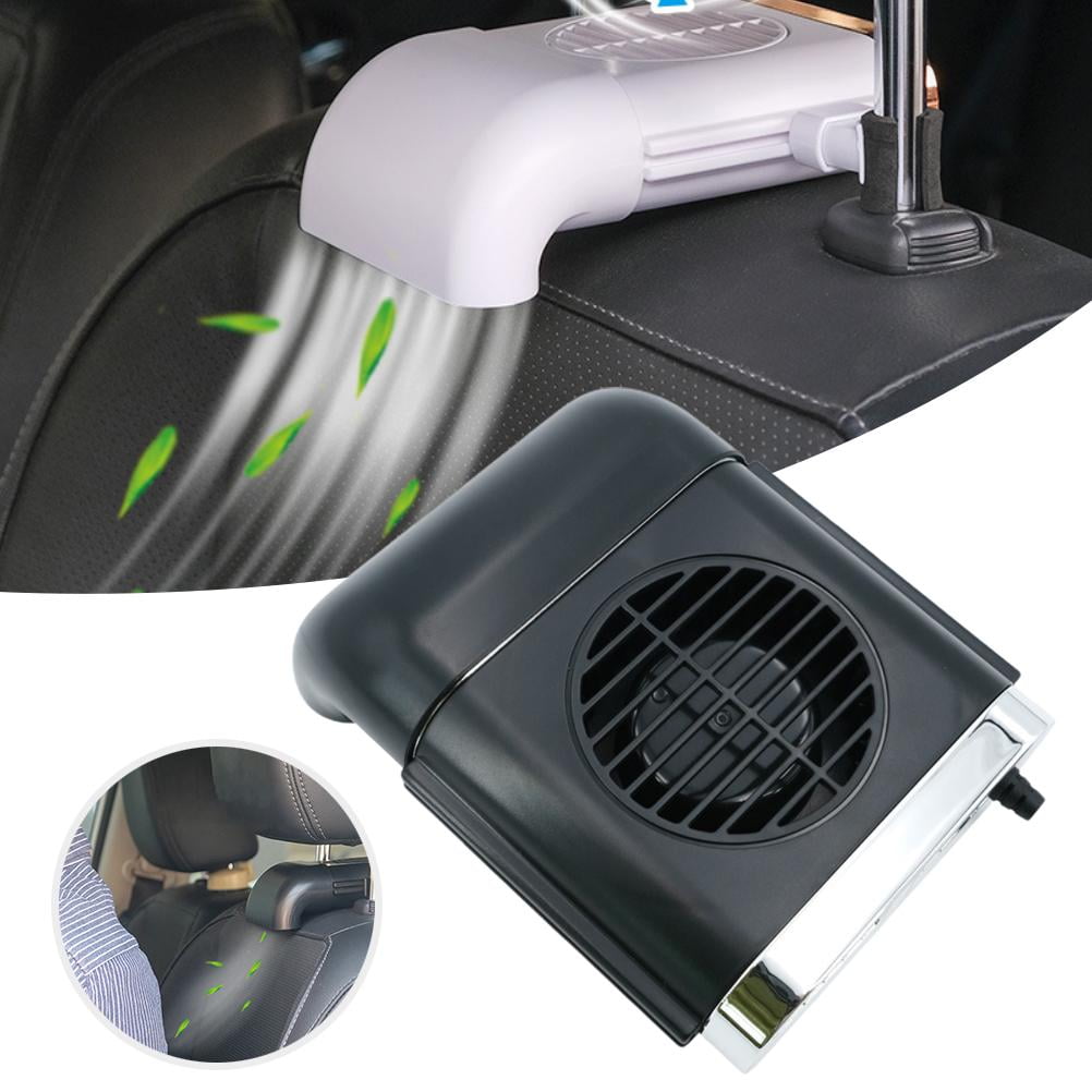 USB Rear Seat Travel Fan - Black