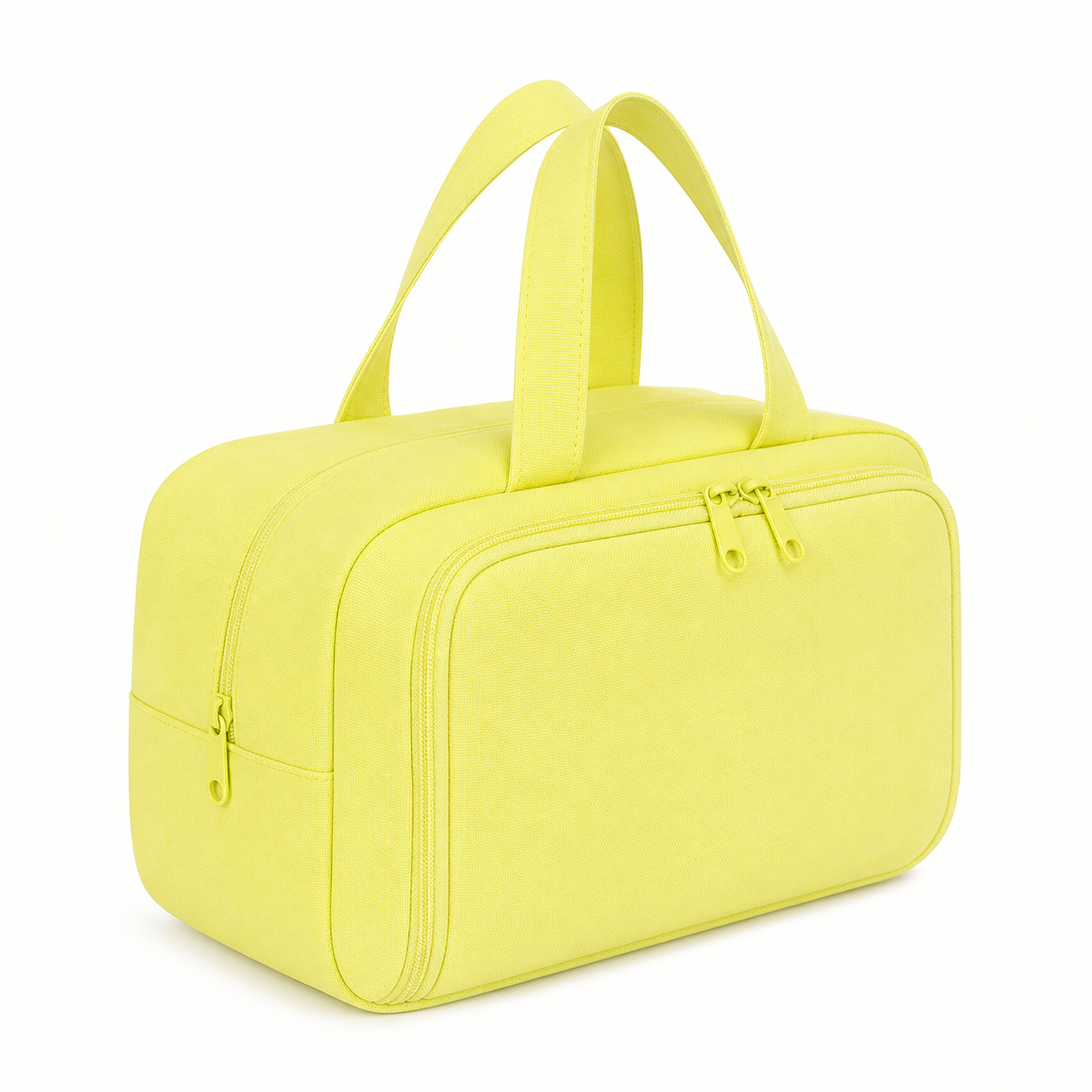 Yellow Travel Toiletry Organiser Bag