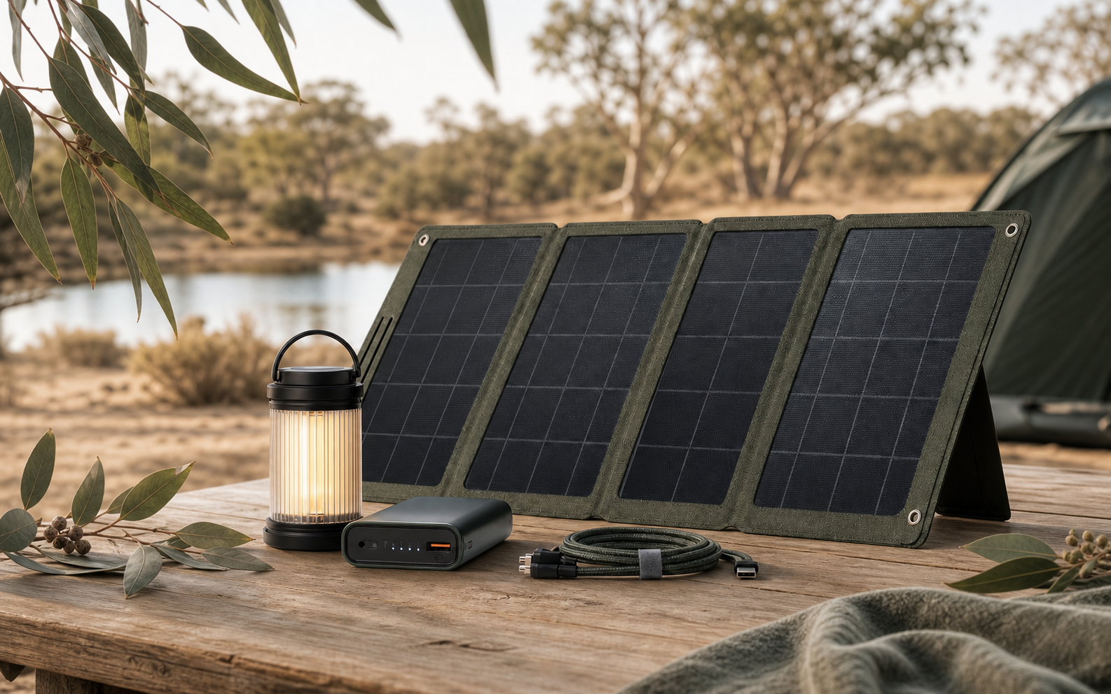 Camping, lighting and compact charging gear for Australian weekends
